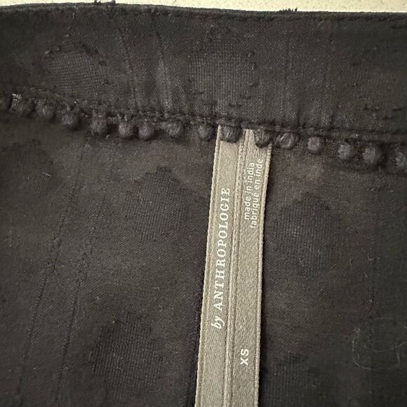 Anthropologie black, midi dress with half sleeves. - Picture 2 of 4